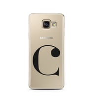 Samsung A3 (2017) Harf Tasarımlı Telefon Kılıfı C-Harfi 
