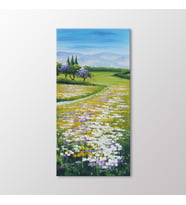 Arty Tablo Baharda Çiçekler Tablo (Karışık)