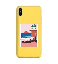 Sarı Lansman Telefon Kılıfı Iphone XS