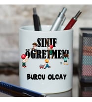 Sınıf Öğretmenine Hediye İsimli Kalemlik - Öğretmenler Günü Hediyesi