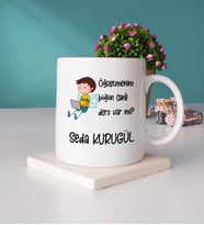 Böğön Canlı Ders Varmı Kupa Bardak ve Taş Bardak Altlığı Seti