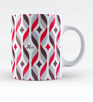 BK Gift Kişiye Özel Çini Motif Tasarımlı Kupa Bardak  30