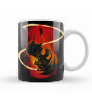 Gandalf The Wizard vs The Demon Kupa Bardak Porselen