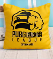BK Gift Kişiye Özel PUBG Yastık - 4 (Beyaz)
