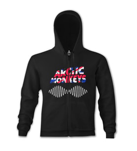 Arctic Monkeys Siyah Erkek Kapşonlu