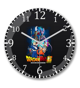 Dragon Ball Super1 Duvar Saati Bombeli Gercek Cam
