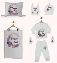 Pia Baby Gl 1919-06 İsme Özel Yastık Battaniye Zıbın Set