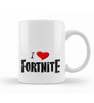 I Love Fortnite Kupa Bardak Porselen