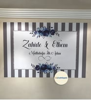 100x70cm Söz, Nişan, Kına Gecesi, Düğün İçin Kişiye Özel Branda Afiş Arka Fon
