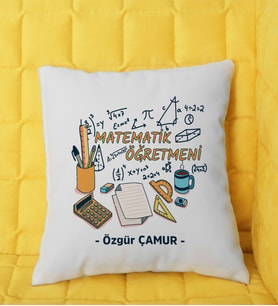Matematik Öğretmenine Hediye Yastık