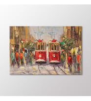 Arty Tablo Tramvay Tablo (Karışık)