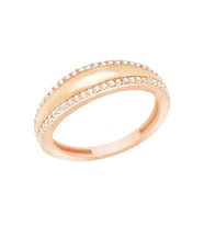 Diamond Line-Gülaylar Altın 14 Ayar Trend Yüzük