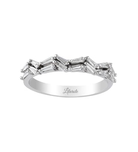 0.28 Ct Pırlanta Baget Yüzük