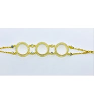Üçlü Çeyrek Levha Bileklik