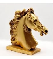 At Figür Biblo Gold Renk