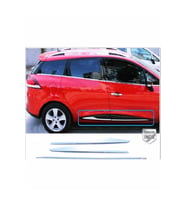 Renault Clio 4 GRANDTOUR Krom Yan Kapı Çıtası 4 kapı 2012 ve üzeri Paslanmaz Çelik