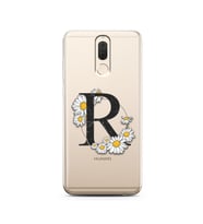 Papatya Harf Tasarım Süper Şeffaf Silikon Telefon Kılıfı Huawei Mate 10 Lite R-H