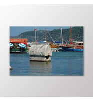 Arty Tablo Kaya Mezarları Kekova Tablo (Karışık)