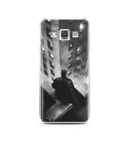 Batman Tasarım Süper Şeffaf Silikon Telefon Kılıfı Samsung A3 (2015)