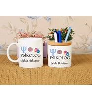 Psikolog Kupa Bardağı ve Kalemliği (Model 1)