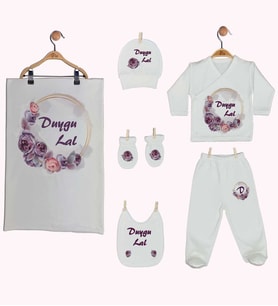 Pia Baby Gl 1919-07 İsme Özel Battaniye Zıbın Set