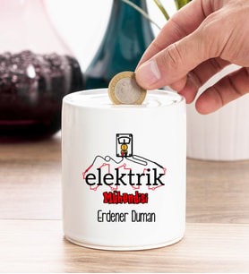 Elektrik Mühendisi Kişiye Özel Kumbara