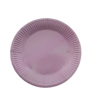 10 Adet 18cm Kağıt Tabak (Pembe)