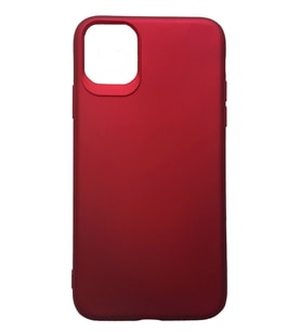 Apple iPhone 11 Pro Premium Silikon Kılıf (Bordo)