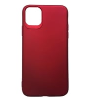 Apple iPhone 11 Pro Premium Silikon Kılıf (Bordo)