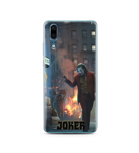 Joker Tasarımlı Süper Şeffaf Silikon Telefon Kılıfı Huawei P20   