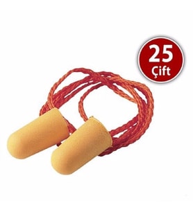 3M 1110 İpli Kulak Tıkacı (25 Çift)