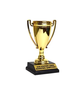 Şampiyon Kupası (17 cm)istenilen yazıyla