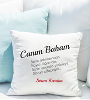 Kişiye Özel Canım Babam Yastığı