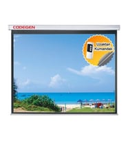 CODEGEN EX18 180x180 Motorlu Projeksiyon Perdesi