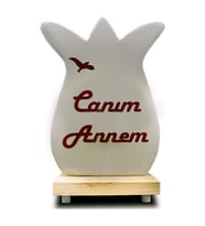 Yüzey İşlemeli Tuz Lamba 6