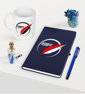 BK Gift Kişiye Özel Avukat Temalı Lacivert Defter Kalem Kupa Seti - 13 (Model 1)