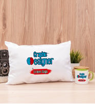 Grafiker Dikdörtgen Yastık ve Yeşil Kupa Bardak