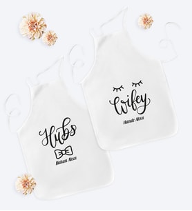 BK Gift Kişiye Özel İkili Sevgili Temalı Mutfak Önlüğü - 7