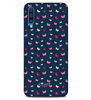 Samsung Galaxy A30s Kılıf Kelebek Etkisi (42) Rugged Armor Kılıf Mor Pembe