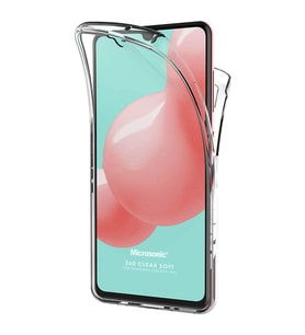 Microsonic Samsung Galaxy A31 Kılıf 6 tarafı tam full koruma 360 Clear Soft Şeffaf