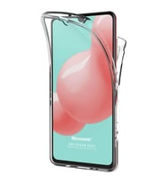 Microsonic Samsung Galaxy A31 Kılıf 6 tarafı tam full koruma 360 Clear Soft Şeffaf