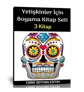 Yetişkinler İçin Boyama Kitap Seti (3 Kitap)