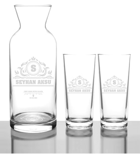 BK Gift Kişiye Özel İsimli Rakı Karaf Seti  26