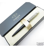 Parker Jotter Metal Siyah Tükenmez Kalem  İsme Özel Kalem  Hediyelik Kalem