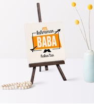Babalar Gününe Özel En Kahraman Baba Şovaleli Doğal Taş  1