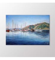 Arty Tablo Yelkenliler Tablo (Karışık)