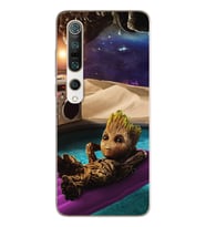Baby Groot Tasarım Süper Şeffaf Silikon Telefon Kılıfı Xiomai Mi10- Mi 10 Pro