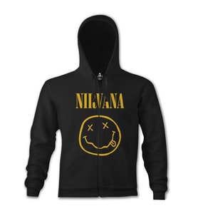 Nirvana - Come As You Are Siyah Erkek Kapşonlu