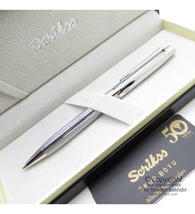 Scrikss 722W Krom Versatil Kalem  Scrikss Kalem  İsme Özel Kalem  Hediyelik Kalem