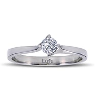 Lova F Renk 0,25 Karat Pırlanta Tektaş Yüzük - 1040056